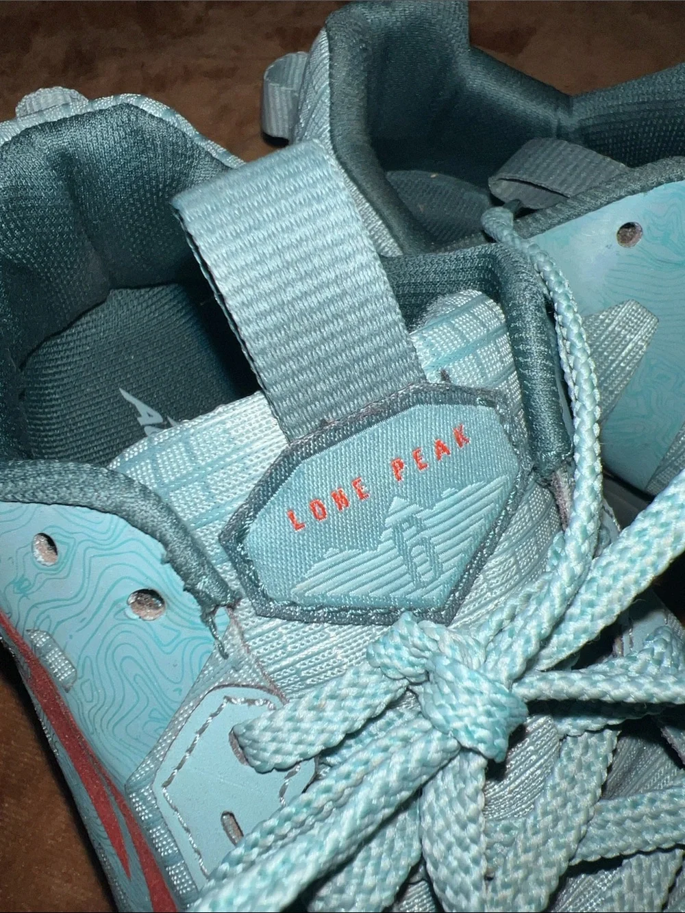 Altra Women Light Blue Sneakers with Coral Logo